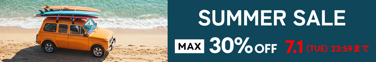 SUMMER SALE 2025 7.1 (TUE) 23:59まで
