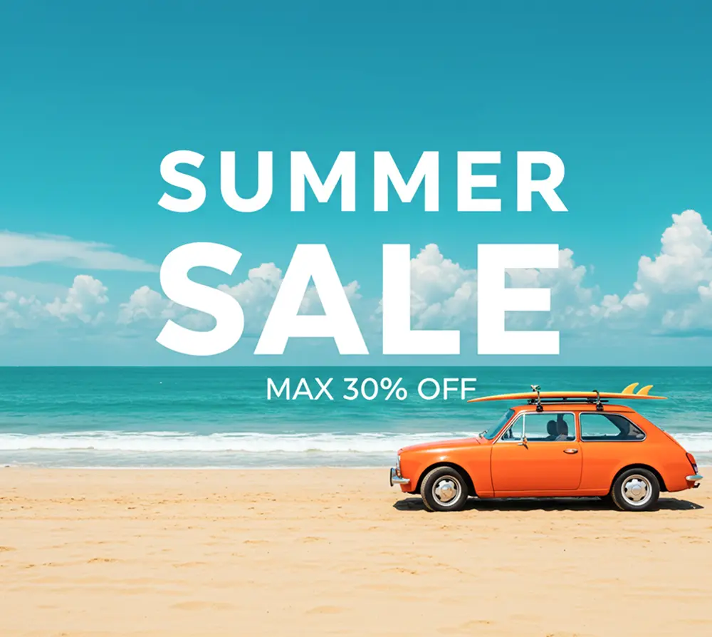 SUMMER SALE MAX 30% OFF