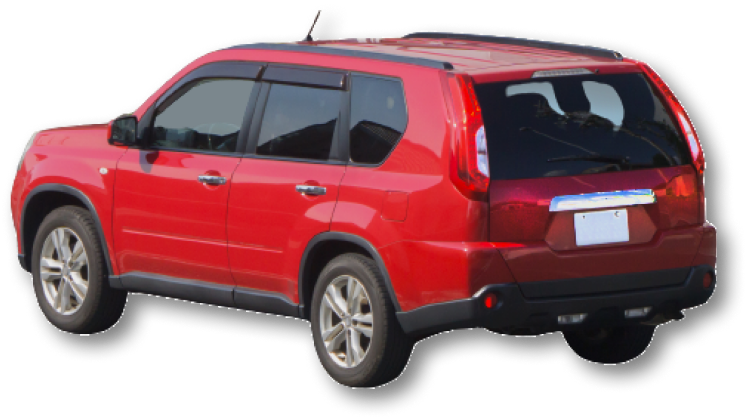 エクストレイル後方画像