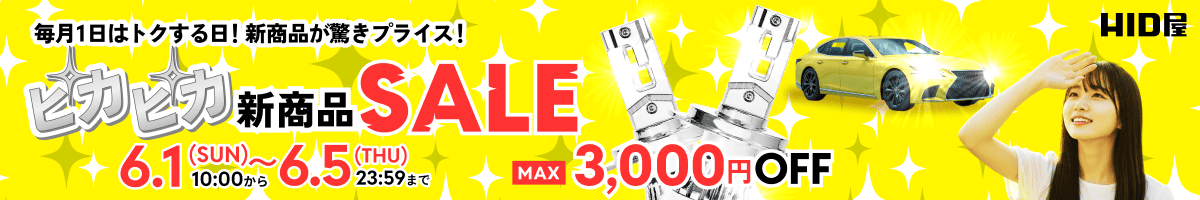 ピカピカ新商品SALE：6月1日（SUN）10時00分00秒～6月5日（THU）23時59分59秒