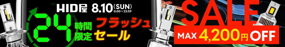 24時間限定フラッシュセール(8月10日（日）00時00分〜23時59分)
