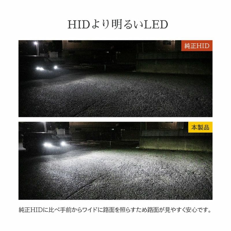Dシリーズ LEDヘッドライト D2S/D2R & D4S/D4R専用 12200lm 6500K 