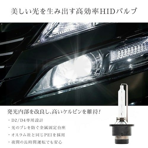 HIDキット 55w 45w D2 D4 純正型 6000k 8000k 12000k 加工不要 純正型  