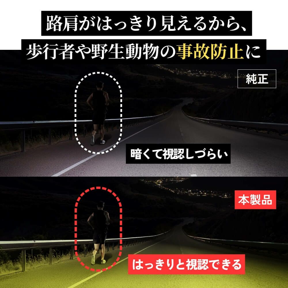 HID屋 LED ヘッドライト イエロー 32500cd(カンデラ) H4 Hi/Lo 切替 