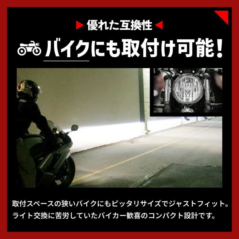 満足できる明るさ HID屋 SSシリーズ H1 H3 H7 LED ヘッドライト