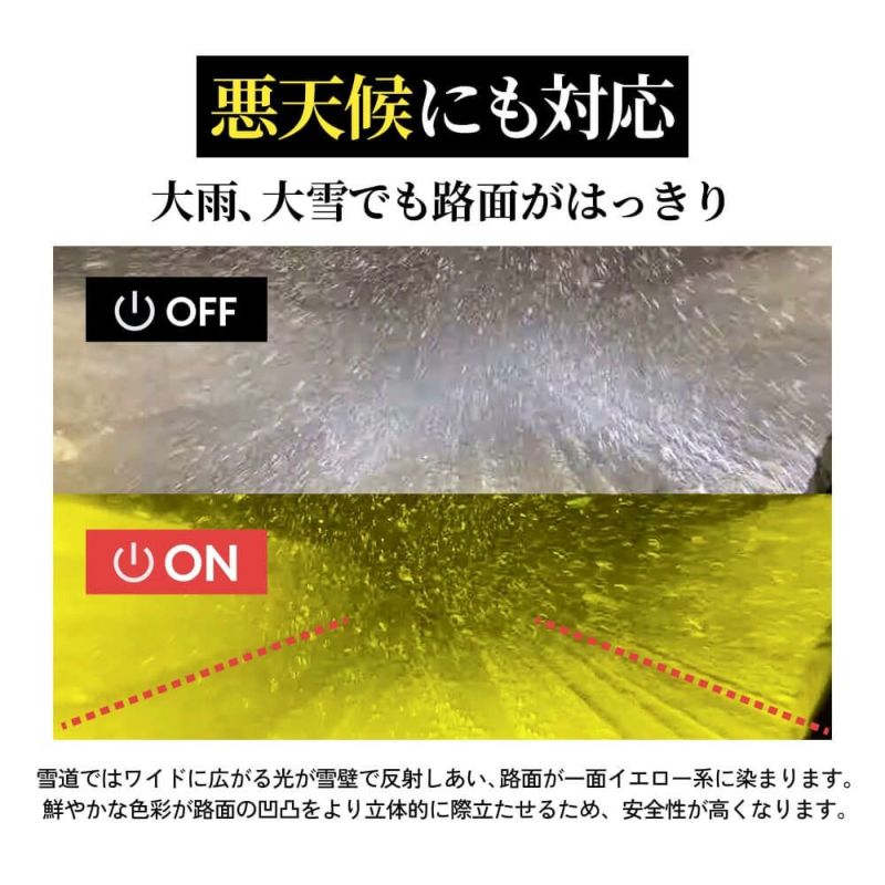 Qシリーズ プラチナ イエロー LEDフォグランプ H8/H11/H16